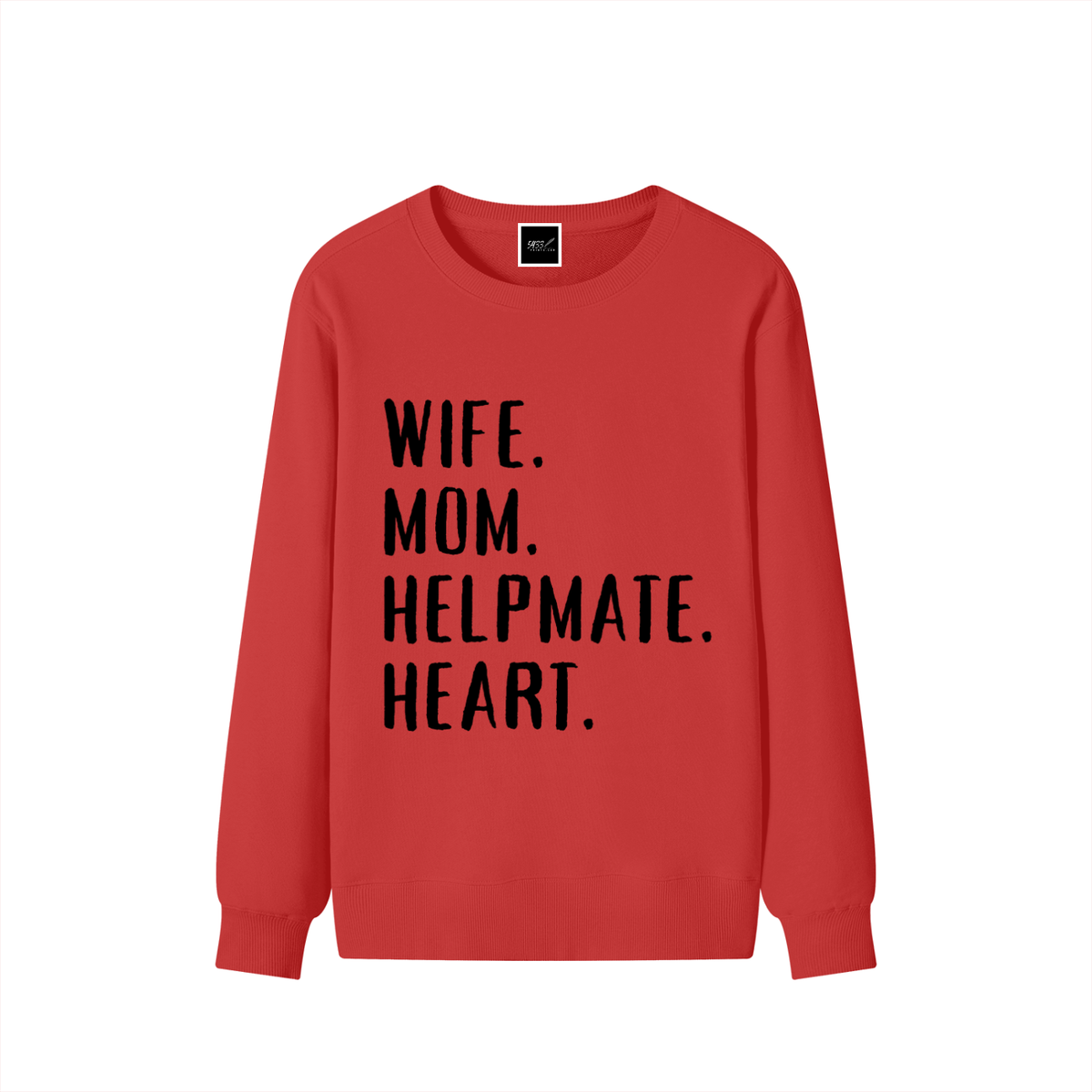 WIFE. MOM. HELPMATE. HEART Sweatshirt