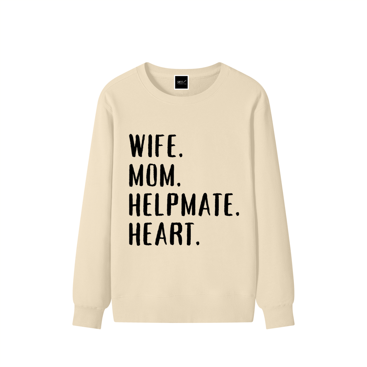 WIFE. MOM. HELPMATE. HEART Sweatshirt